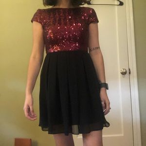 Sequin homecoming dress